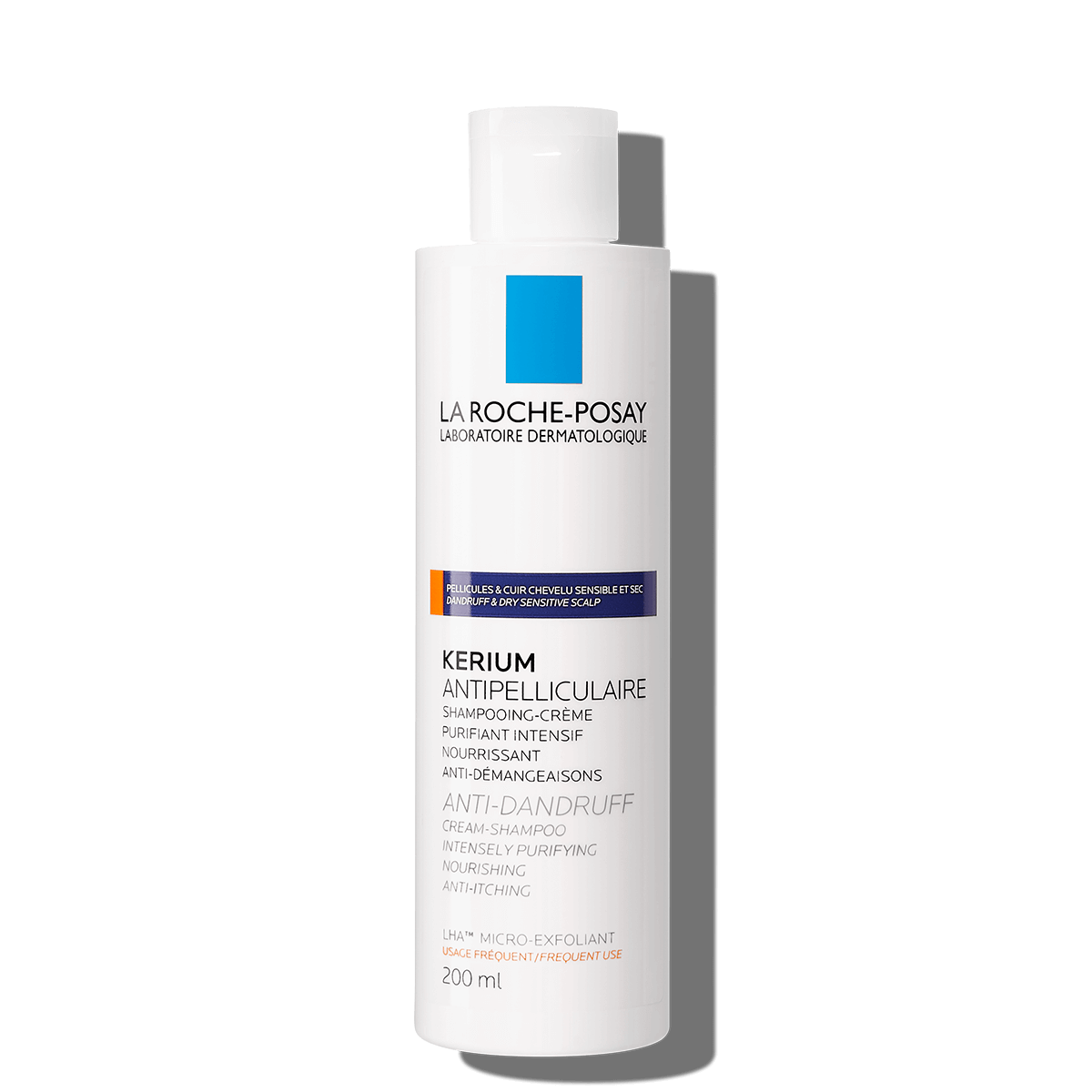 KERIUM SHAMPOO PARA CASPA SECA CUERO CABELLUDO RESECO Y